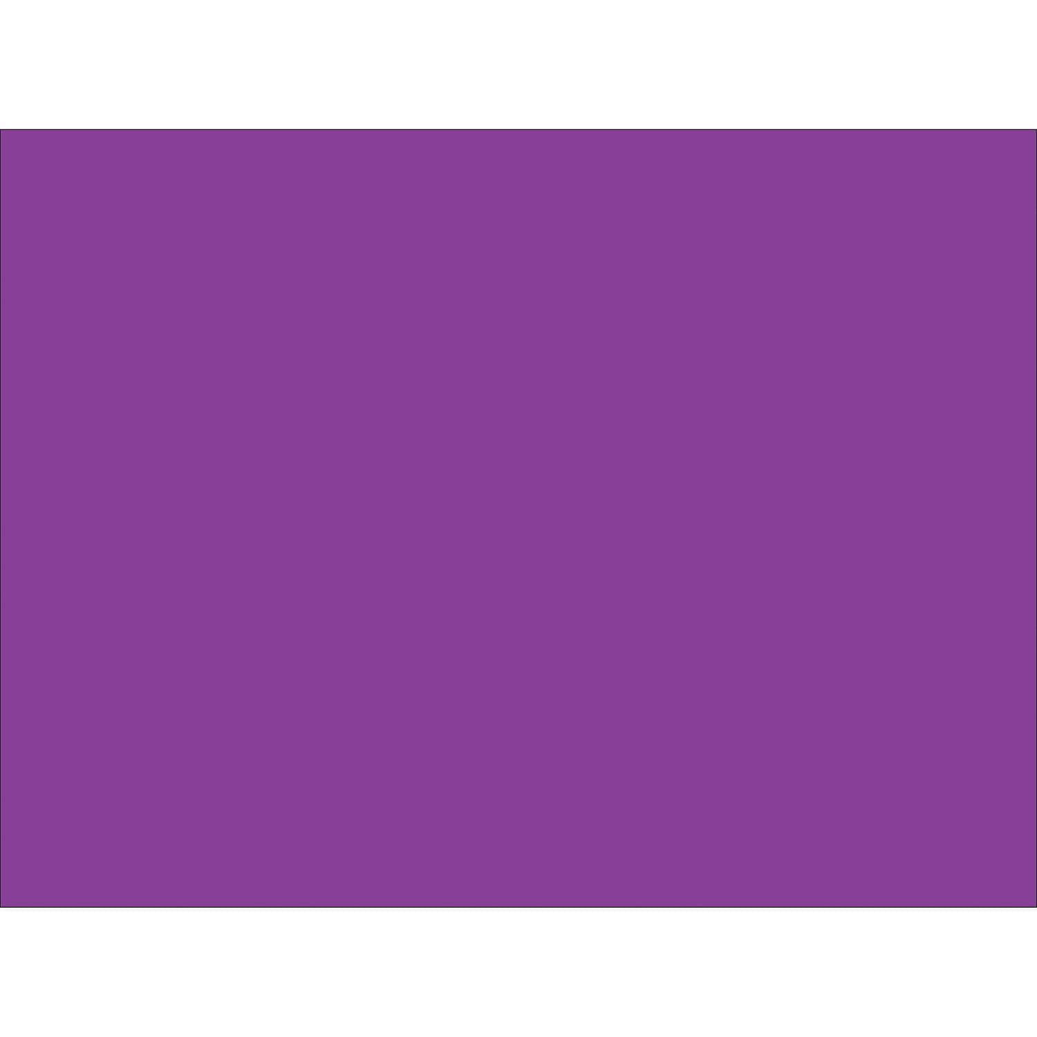 4 x 4 in. Purple Inventory Rectangle Labels - Roll of 500