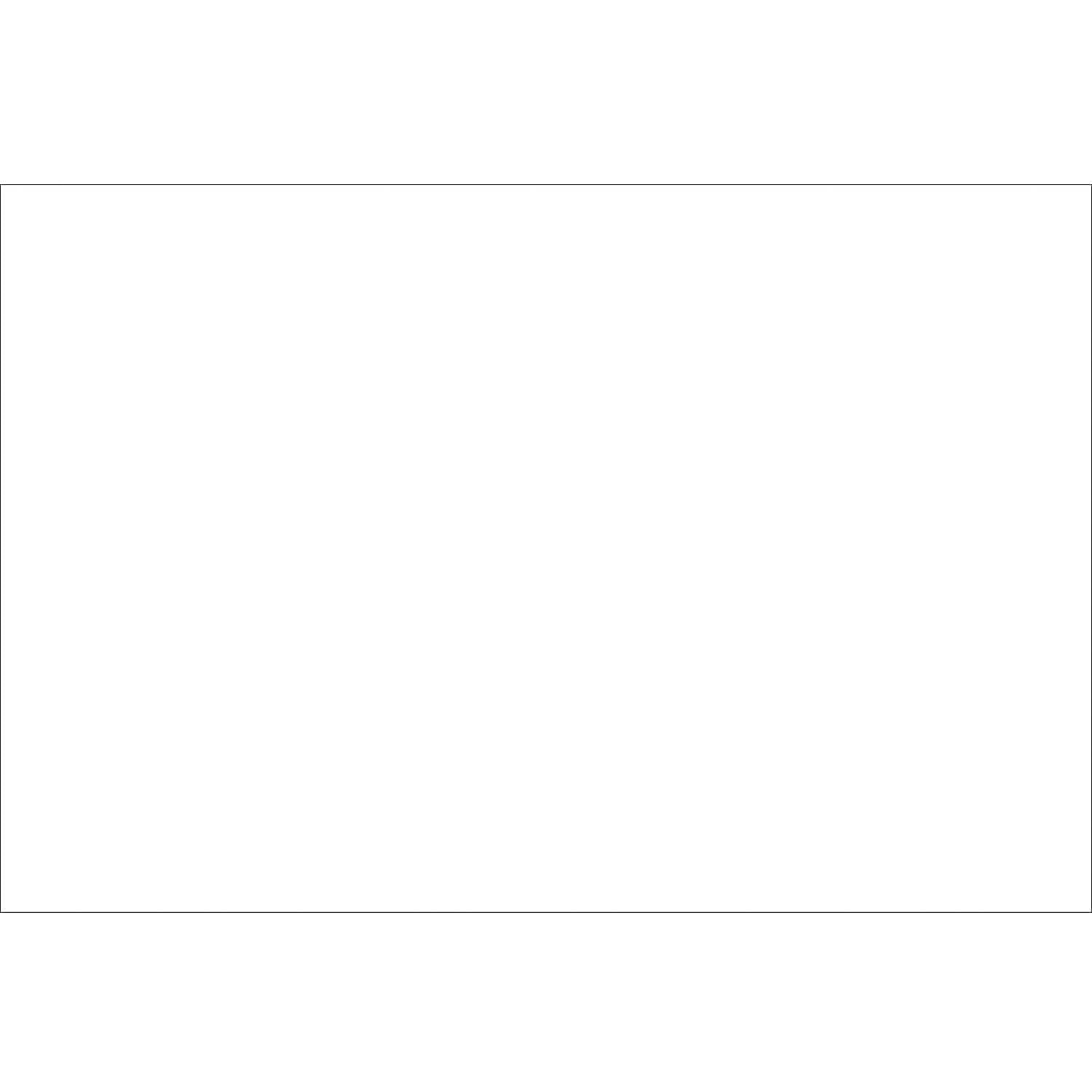 5 x 7 in. White Inventory Rectangle Labels - Roll of 500