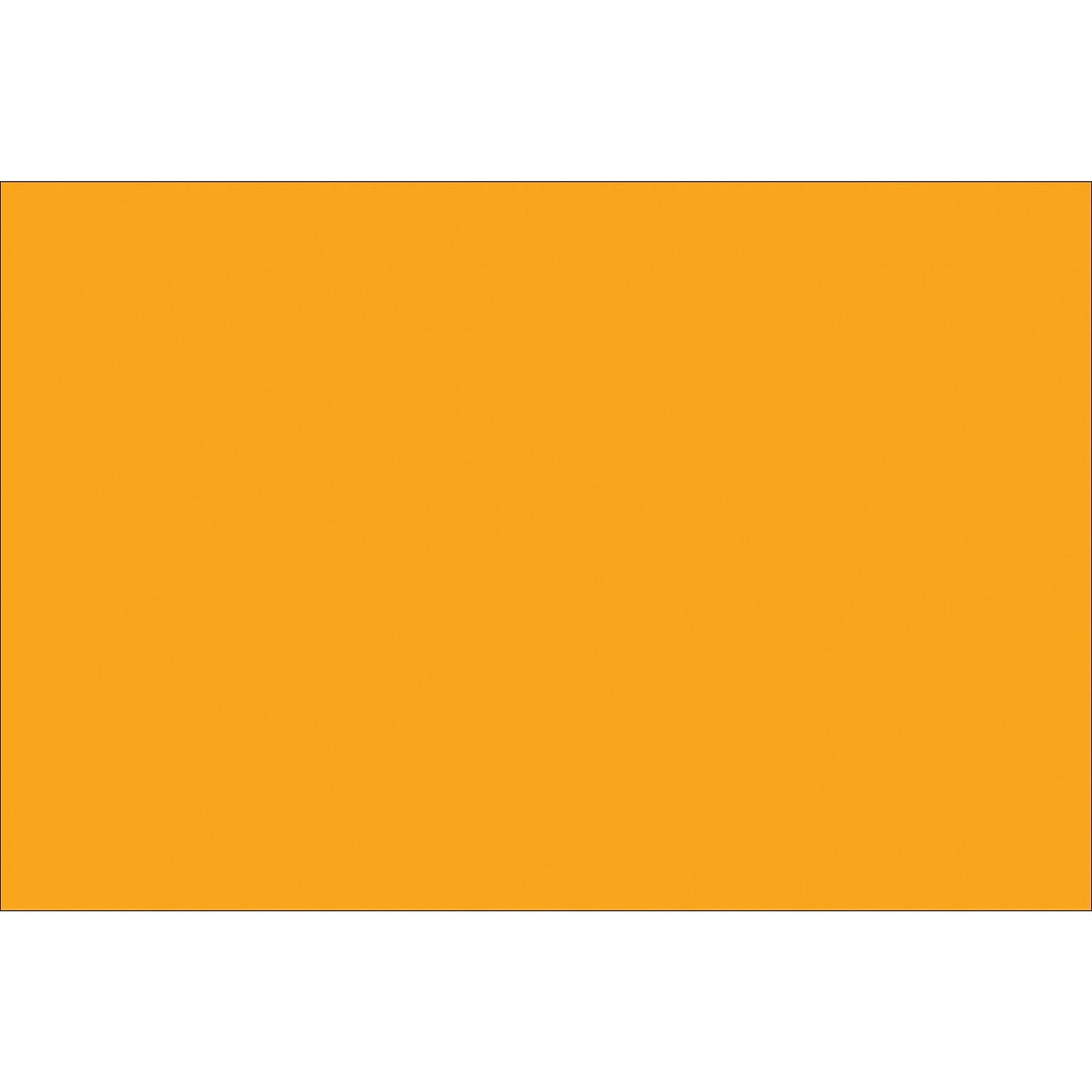 5 x 7 in. Fluorescent Orange Inventory Rectangle Labels - Roll of 500