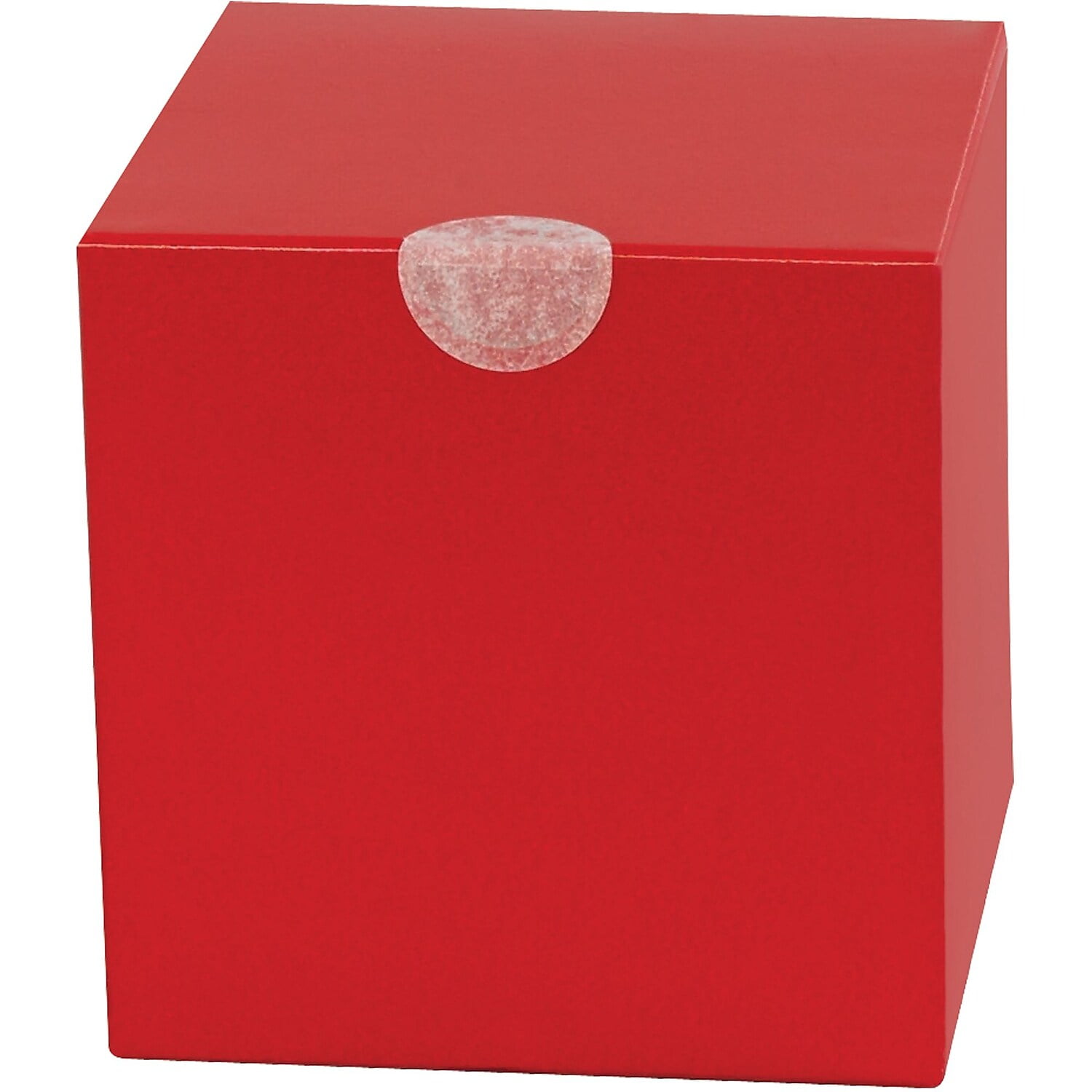 Tape Logic  1 in. Frosty White Perforated Circle Paper Mailing Labels - Roll of 5000