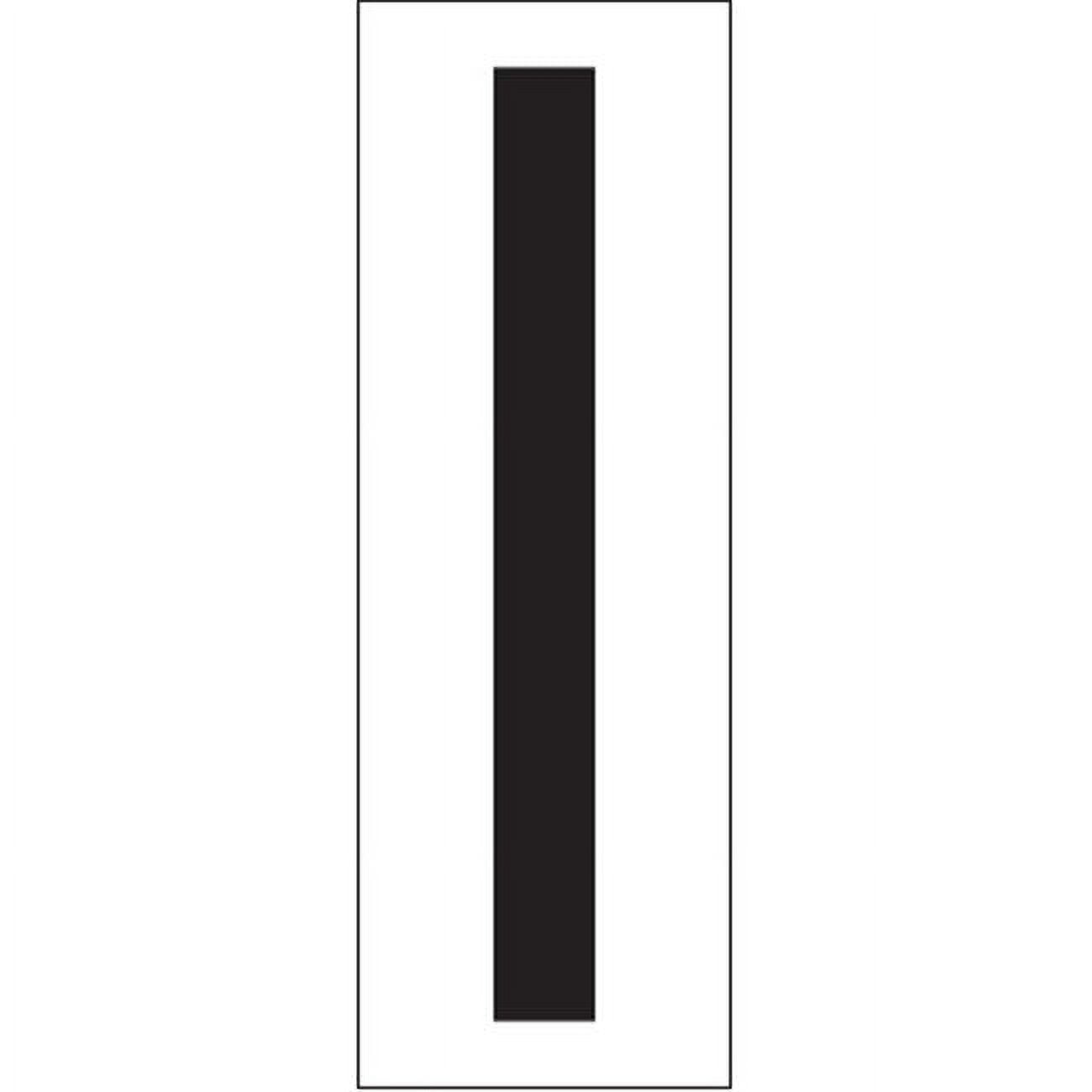 Vinyl Warehouse Letter Labels - Black & White - Case of 50
