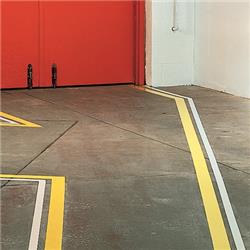 Tape Logic T94363PKR 4 in. x 36 yards Red Solid Vinyl Safety Tape - Pack of 3