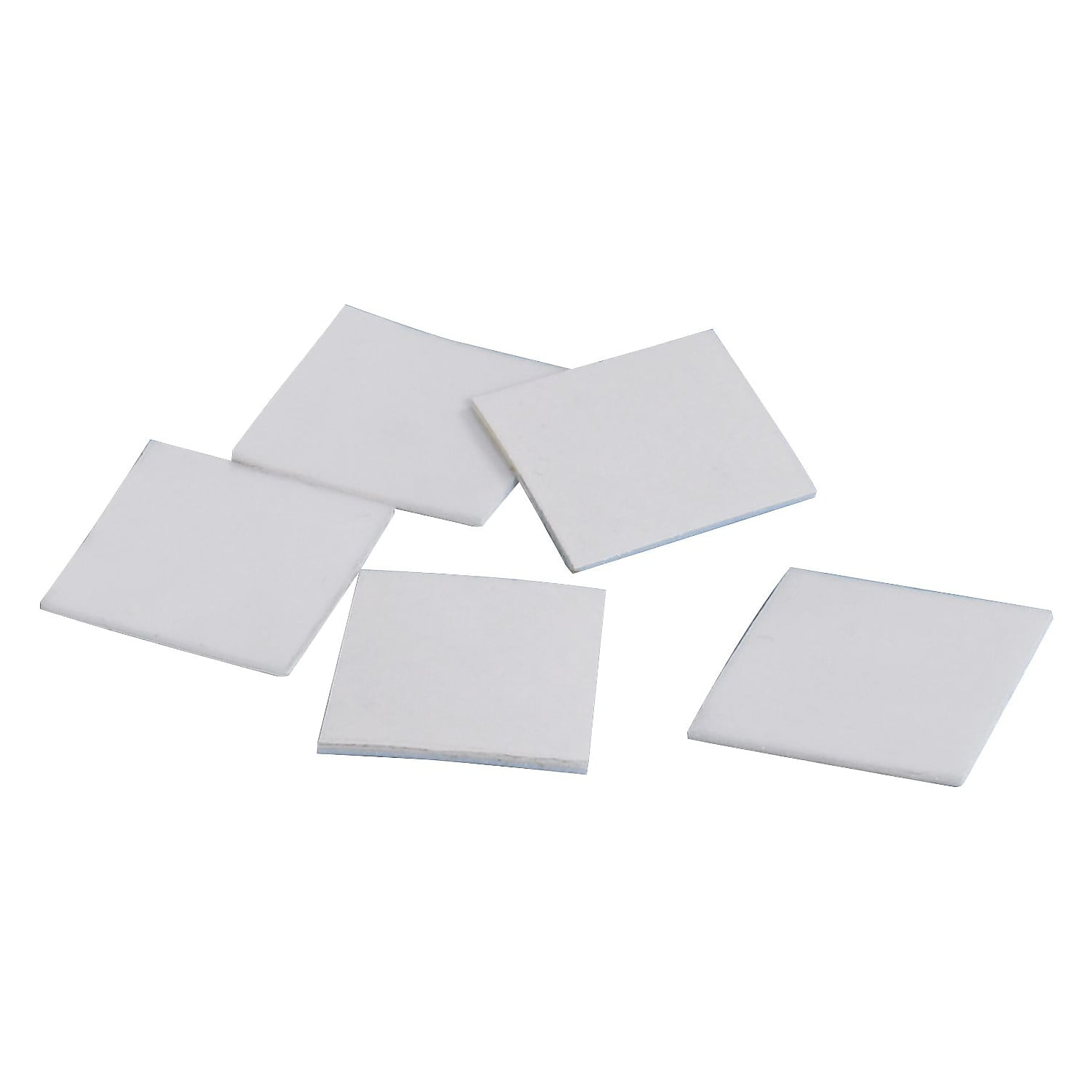 Tape Logic  1 x 1 in. 0.0312 in. Thick Polyethylene Double Sided Foam Squares, White - Roll of 648