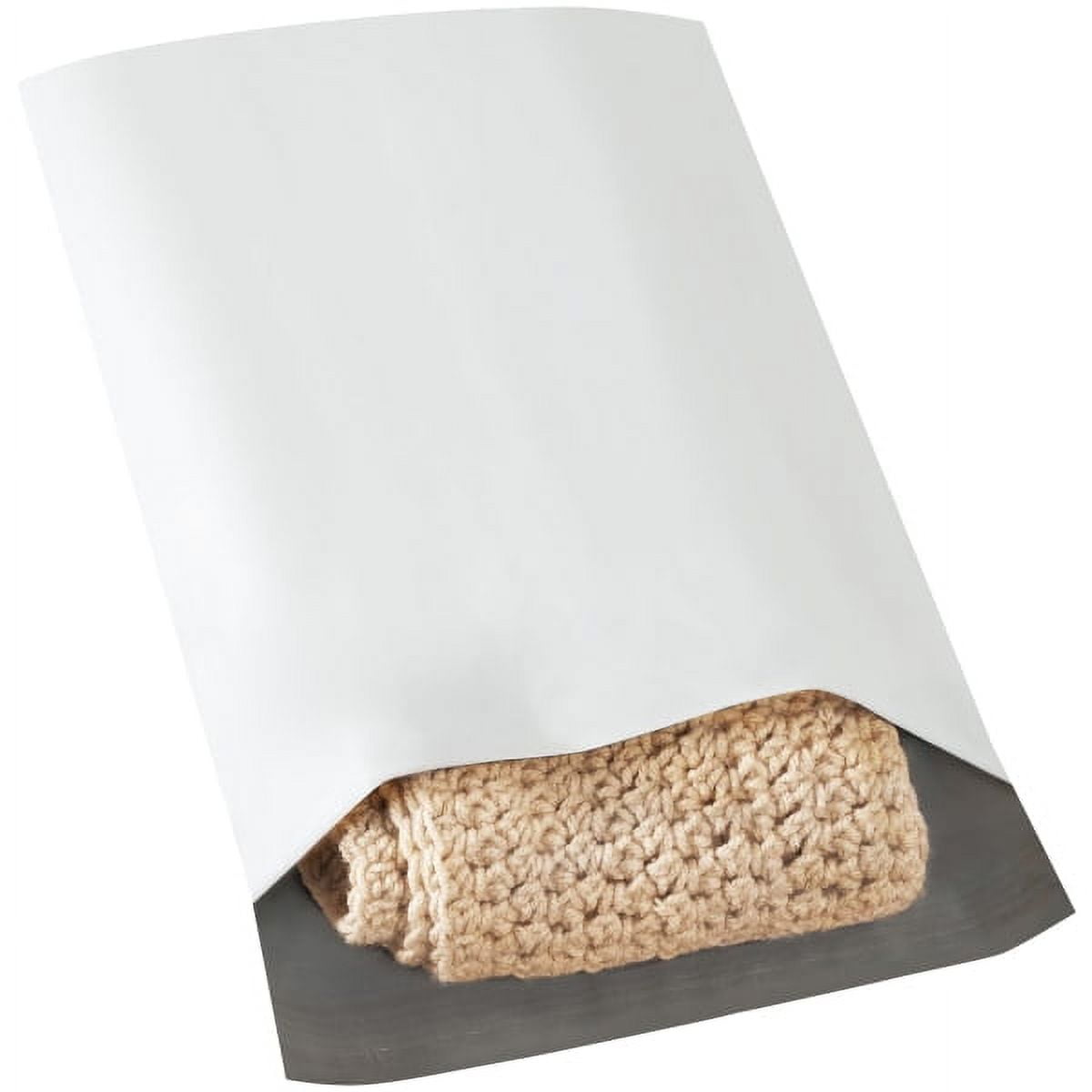 11 x 13 x 4 in. Expansion Poly Mailers, White - Case of 100