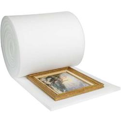 Standard Foam Roll, 72 ft Roll Length, 24 in Roll Width, White