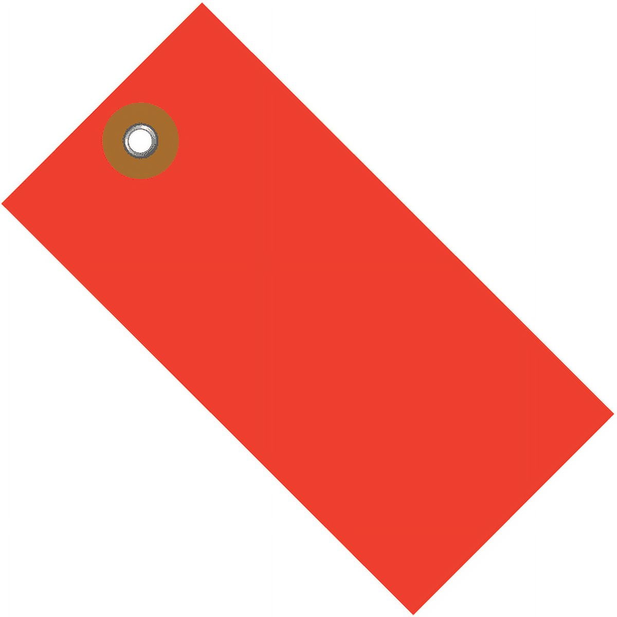 G14011D 2.75 x 1.375 in. Red Shipping Tag, 100 Per Case