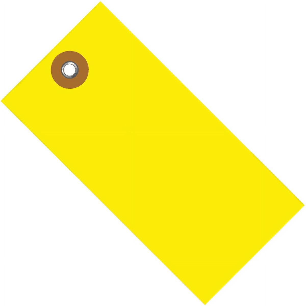 G14031B 3.75 x 0.875 in. Yellow Shipping Tag, 100 Per Case