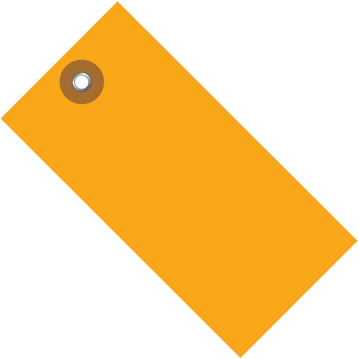 G14031E 3.75 x 0.875 in. Orange Shipping Tag, 100 Per Case