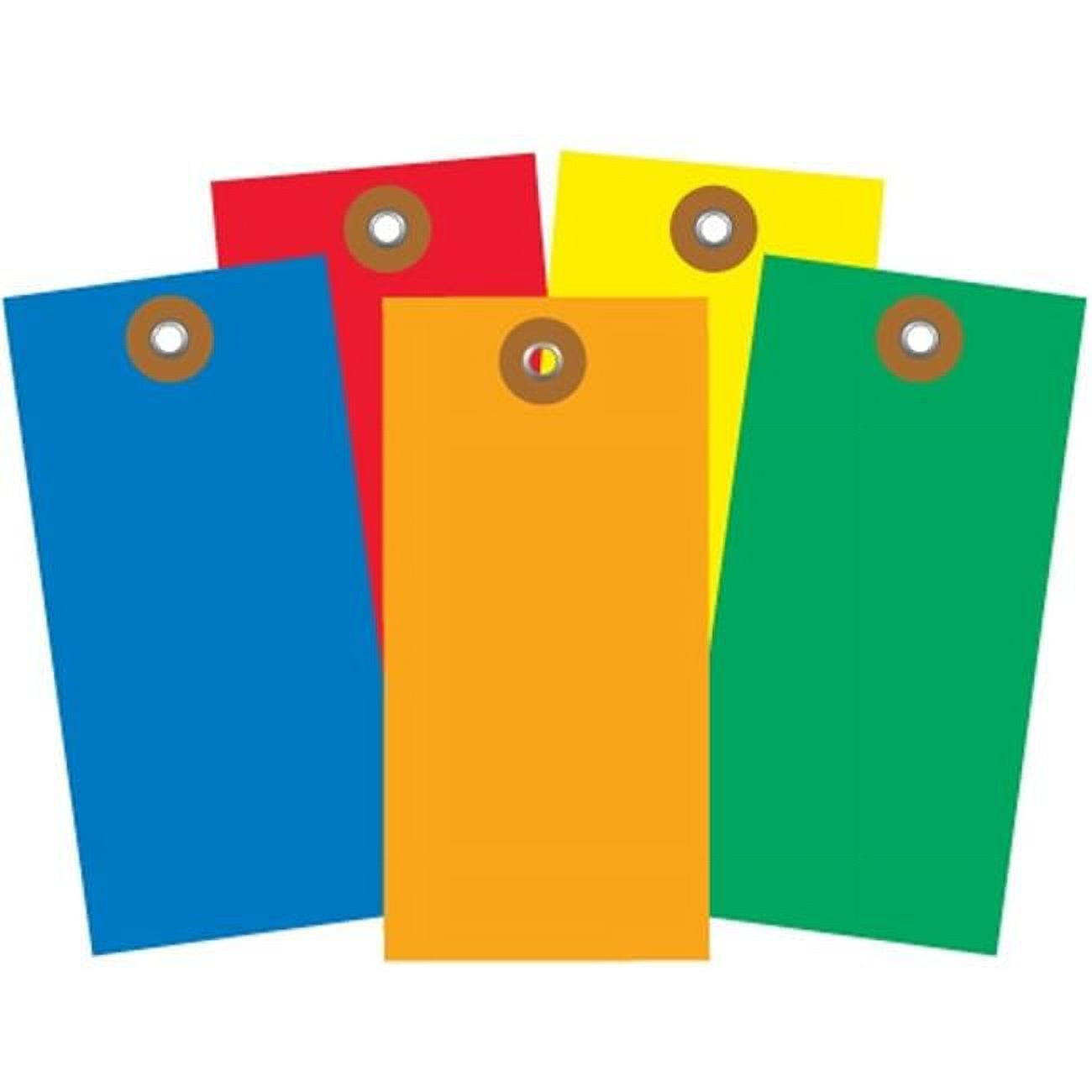 6.25 x 3.125 in. Orange Shipping Tag, 100 Per Cases