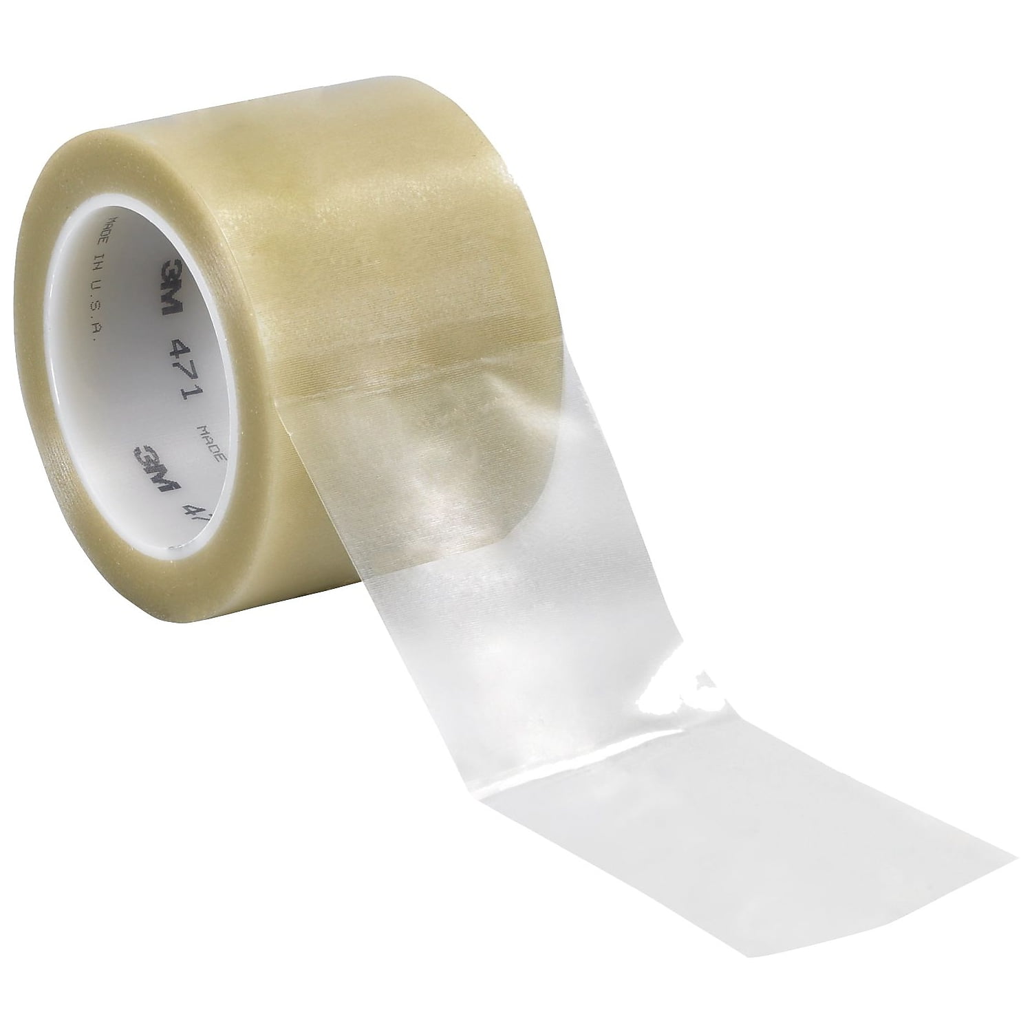 T9684713PKC Clear Vinyl Tape, 3 in. x 36 Yards - Pack of 3 - 3 Per Case