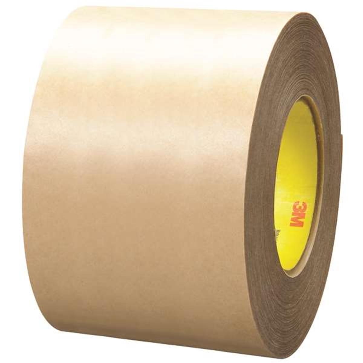T9689485 Clear Adhesive Transfer Tape Hand Rolls, 4 in. x 60 Yards - 8 Per Case