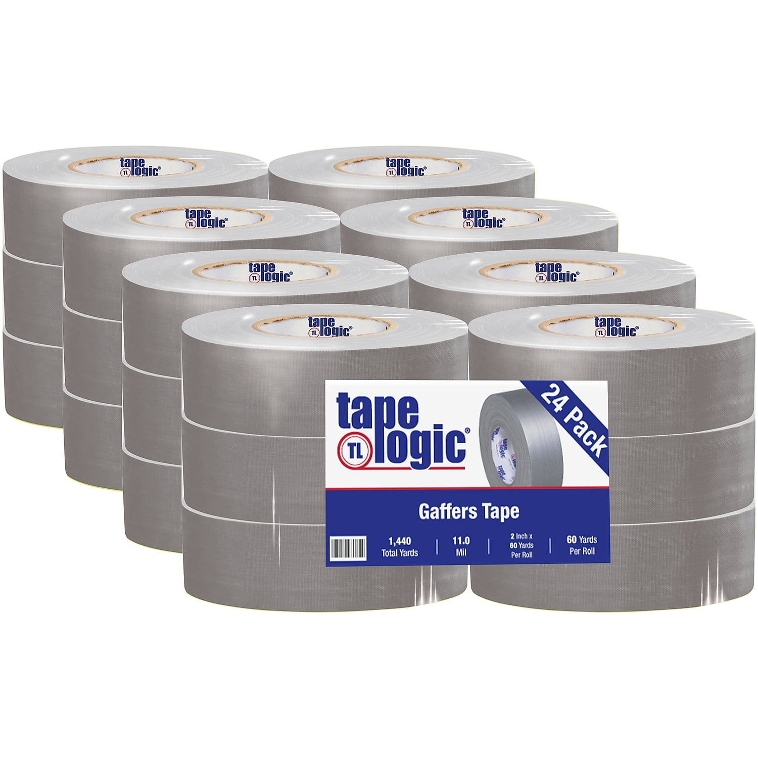 2 in. x 60 Yards Gray  11 mil Gaffers Tape