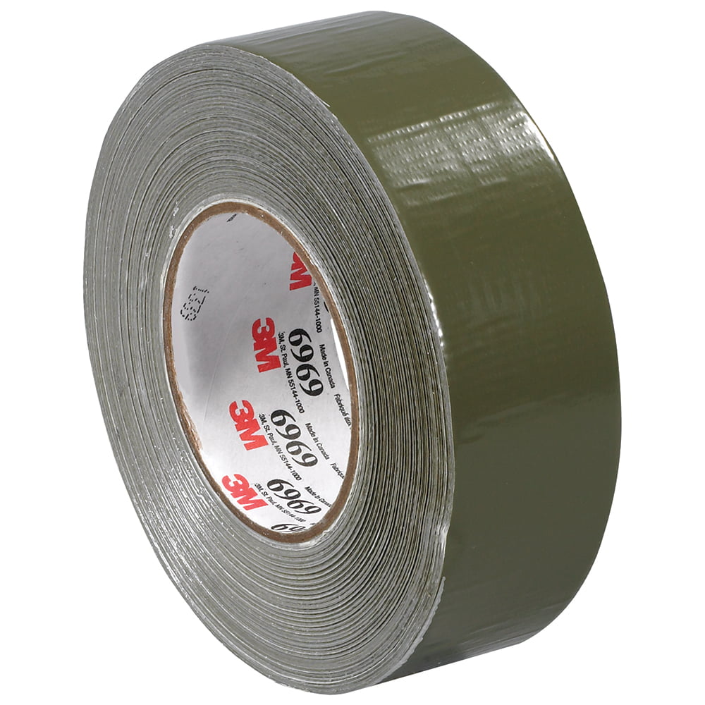 Picture of 3M T98769693PKG Olive Green Duct Tape&#44; 2 in. x 60 Yards - Pack of 3 - 3 Per Case