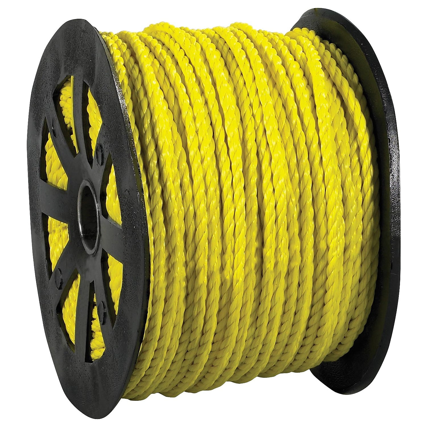 Picture of Box Partners TWR105 0.38 in. 2450 lbs Yellow Twisted Polypropylene Rope