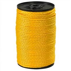 Picture of Box Partners TWR115 0.38 in. 2100 lbs Yellow Hollow Braided Polypropylene Rope