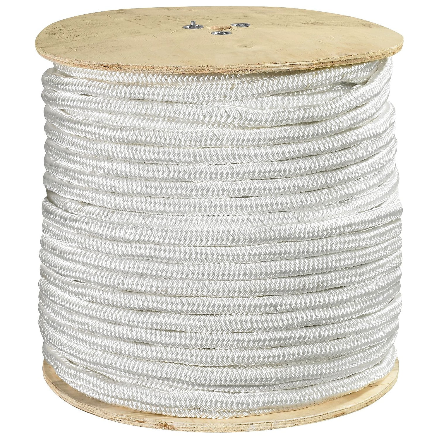 Picture of Box Partners TWR127 0.5 in. 6500 lbs White Double Braided Nylon Rope
