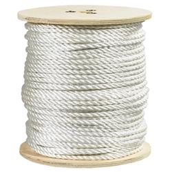 Picture of Box Partners TWR136 0.25 in. 1320 lbs White Twisted Polyester Rope