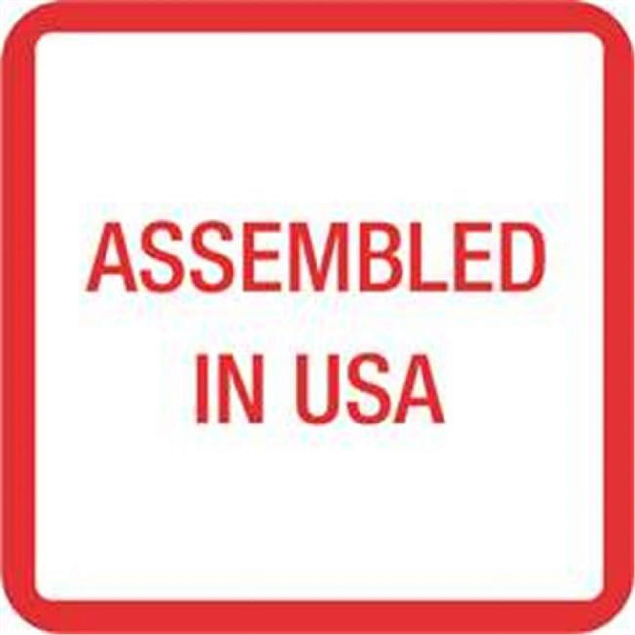 Tape Logic  1 x 1 in. Assembled in U.S.A. Labels - Red, White & Blue - 500 per Roll