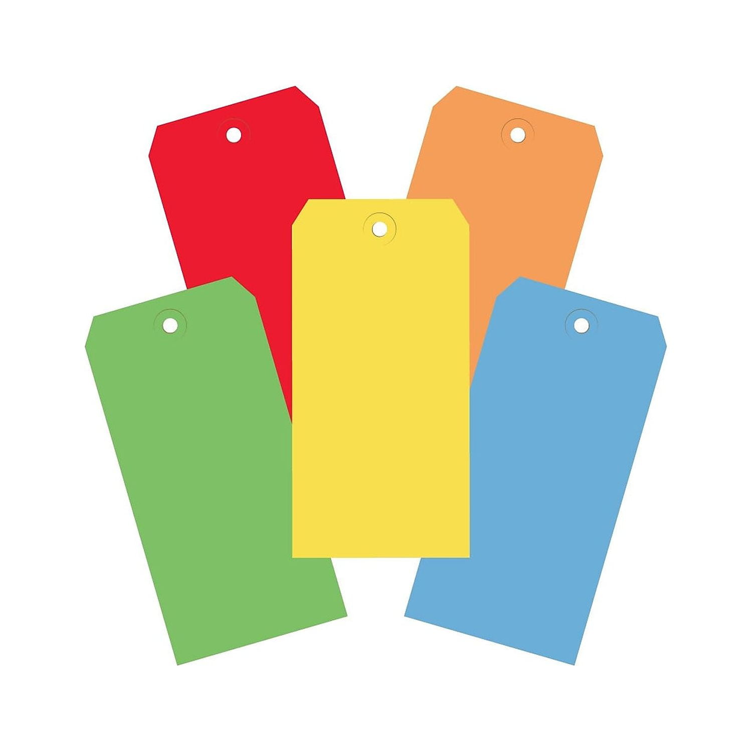 Picture of Box Partners G20001 4.75 x 2.38 in. Assorted Color 13 Point Shipping Tags - Pack of 1000