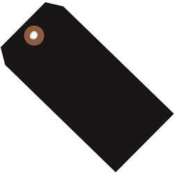 Picture of Box Partners G26051 4.75 x 2.38 in. Black Plastic Shipping Tags - Pack of 100
