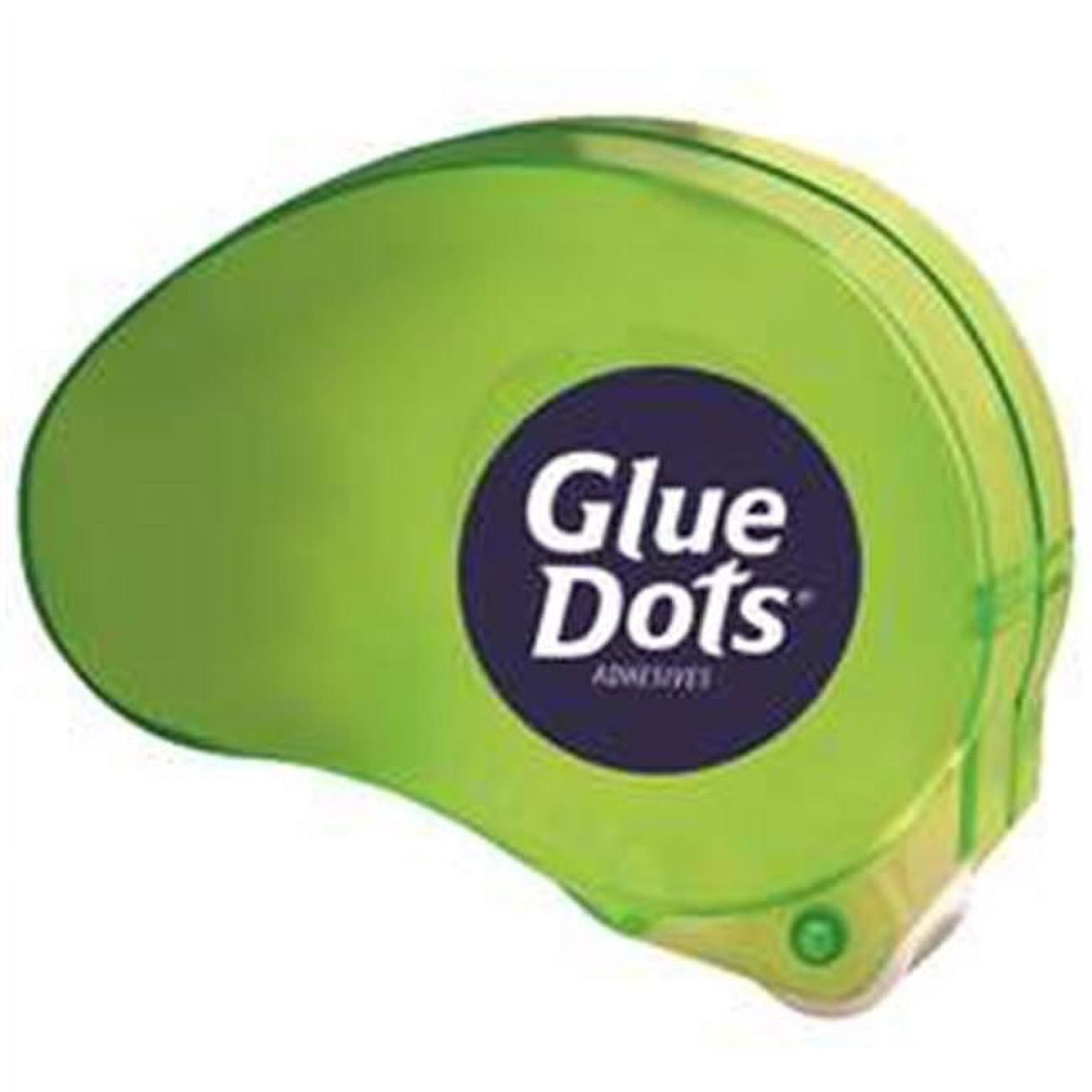 Removable Glue Dots Dispenser - Green - Case of 6