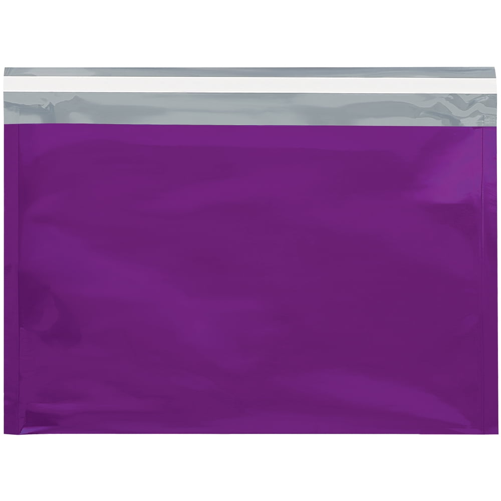 Picture of Box Partners GFM0912PL 9.5 x 12.75 in. Purple Metallic Glamour Mailers - Case of 250