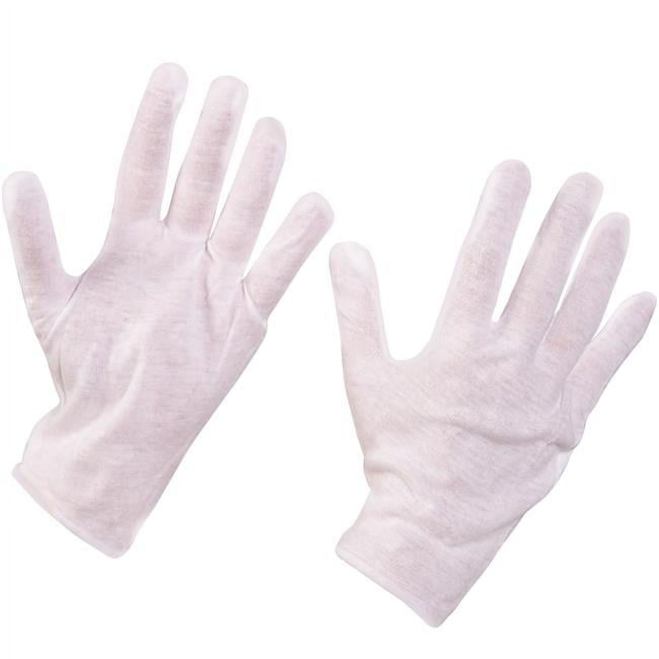 GLV1051S 3.5 oz Cotton Inspection Gloves, White - Small - 12 Pairs per Case