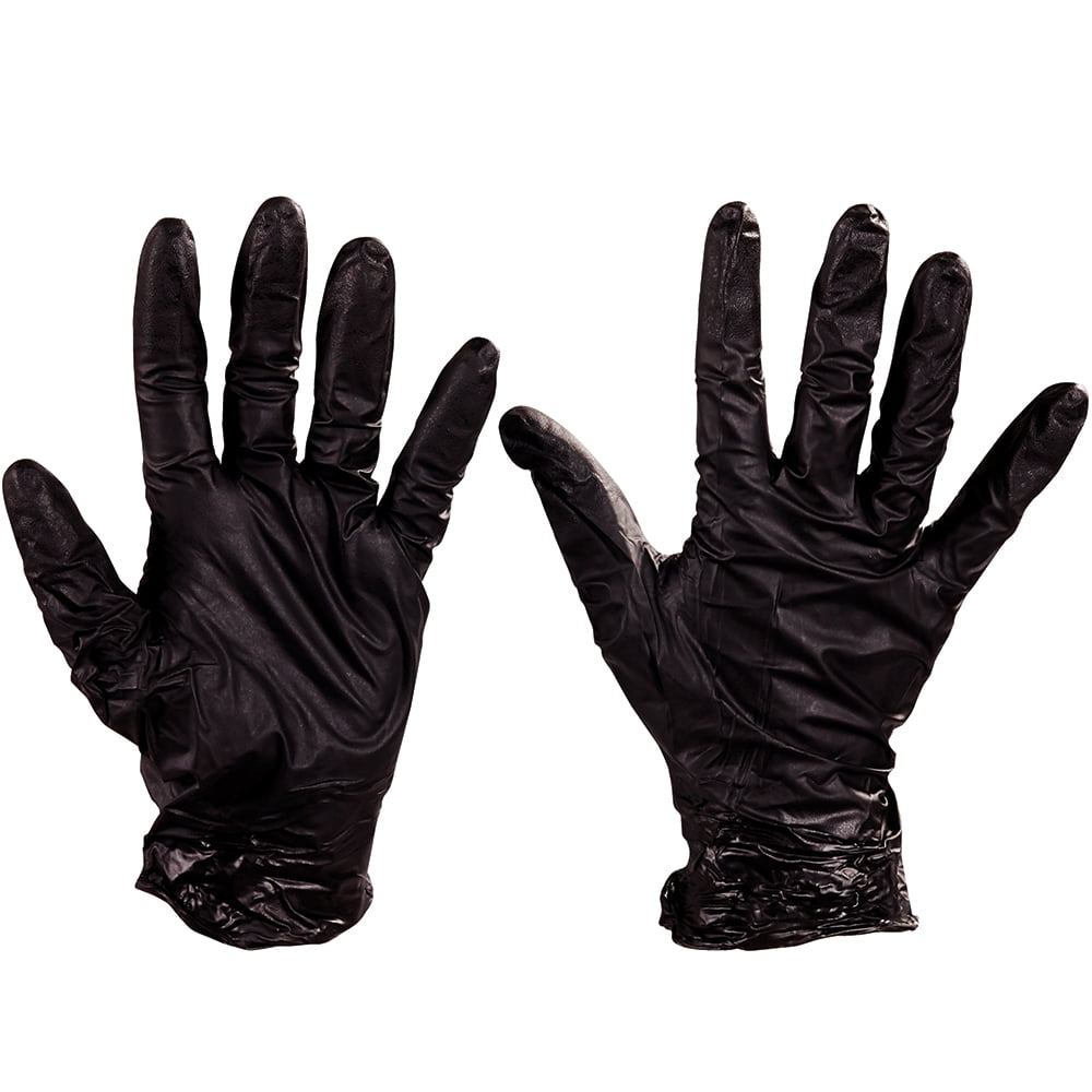 GLV2005L Best Nitrile Gloves, Black - Large - Case of 50