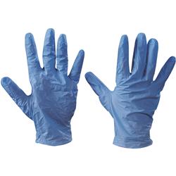 Blue Vinyl Gloves - Large - Case of 100