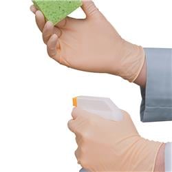 Picture of Conform GLV2100L Ansell XT Latex Gloves Exam Grade, White - Large - Case of 100