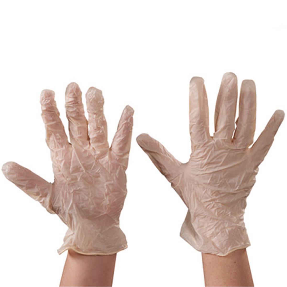 Picture of Box Partners GLV2102L White Exam Grade Latex Gloves - Powder-Free - Large - Case of 100