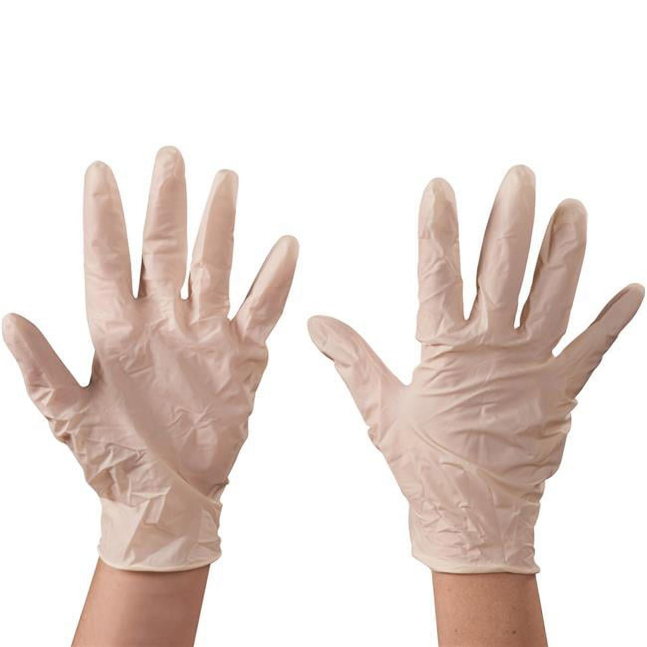 Latex Industrial Gloves, White - Small - Case of 100