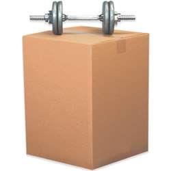 13 in x 13 in x 13 in Shipping Box, Kraft, Corrugate, Single Wall, 44 ECT
