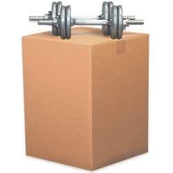 24 in x 16 in x 8 in Double Wall Box, Kraft, Corrugate, Double Wall, 48 ECT, 15 PK