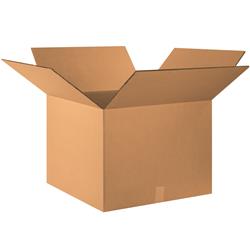 24 in x 24 in x 20 in Shipping Box, Kraft, Corrugate, Double Wall, 48 ECT