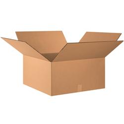 26 in x 26 in x 12 in Shipping Box, Kraft, Corrugate, Double Wall, 48 ECT