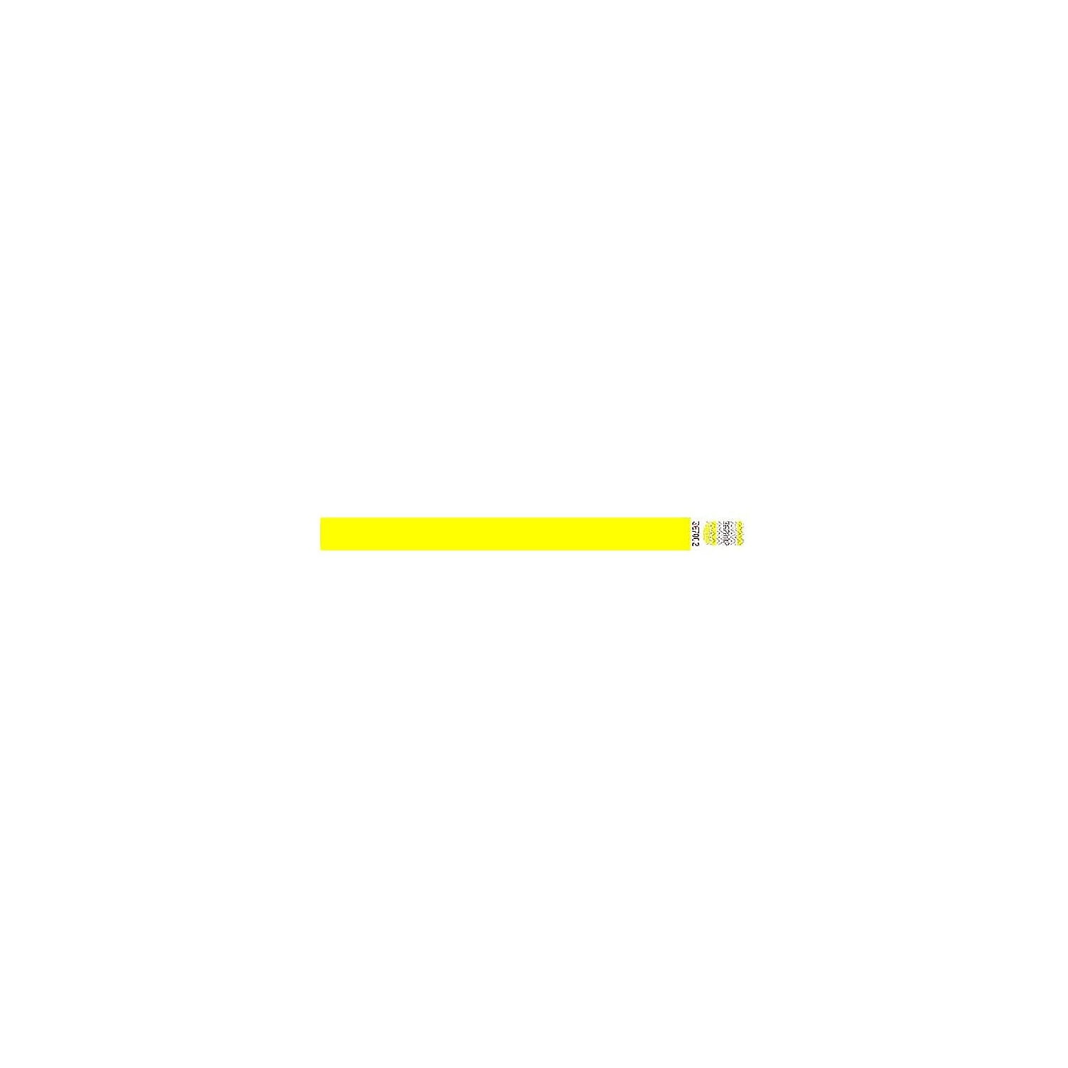 0.75 x 10 in. Yellow Wristbands - Case of 500
