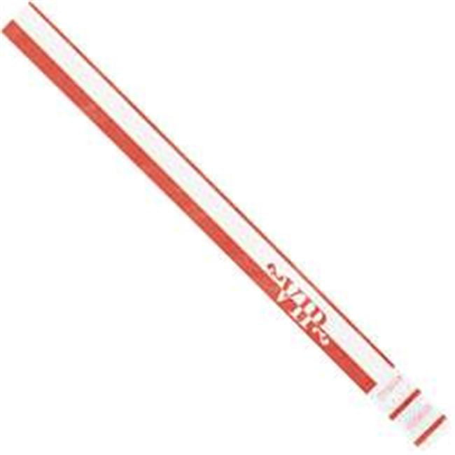 0.75 x 10 in. Red VIP Wristbands - Case of 500