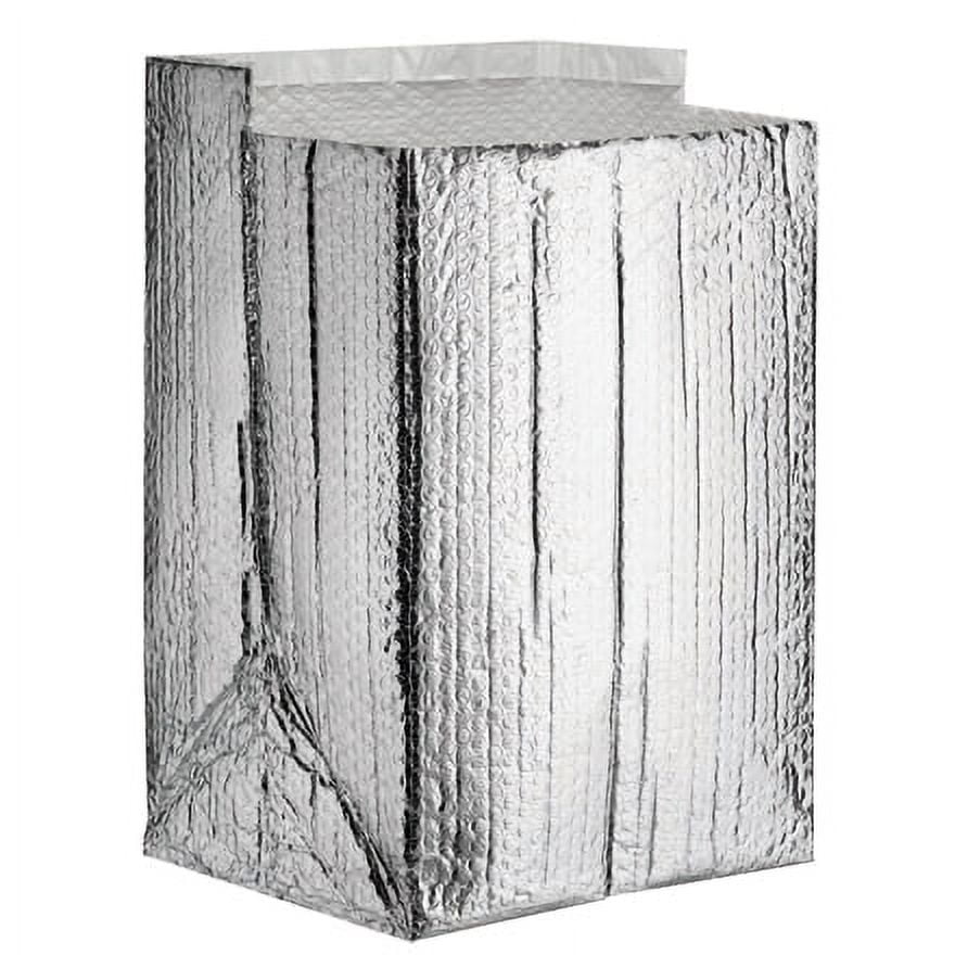 10 x 10 x 10 in. Insulated Box Liners - Silver - 10in. H x 10in. W x 10in. L