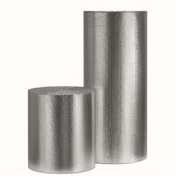 Insulated Bubble Roll, 60 in W, 3/16 in H, 0.19 in Wall Thickness, Silver