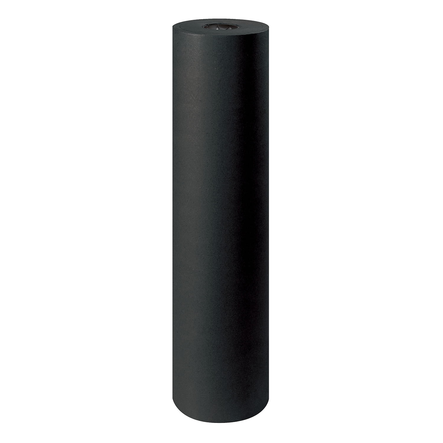 36 in. 50 lbs Black Kraft Paper Rolls - Black - 36in. W x 720 L