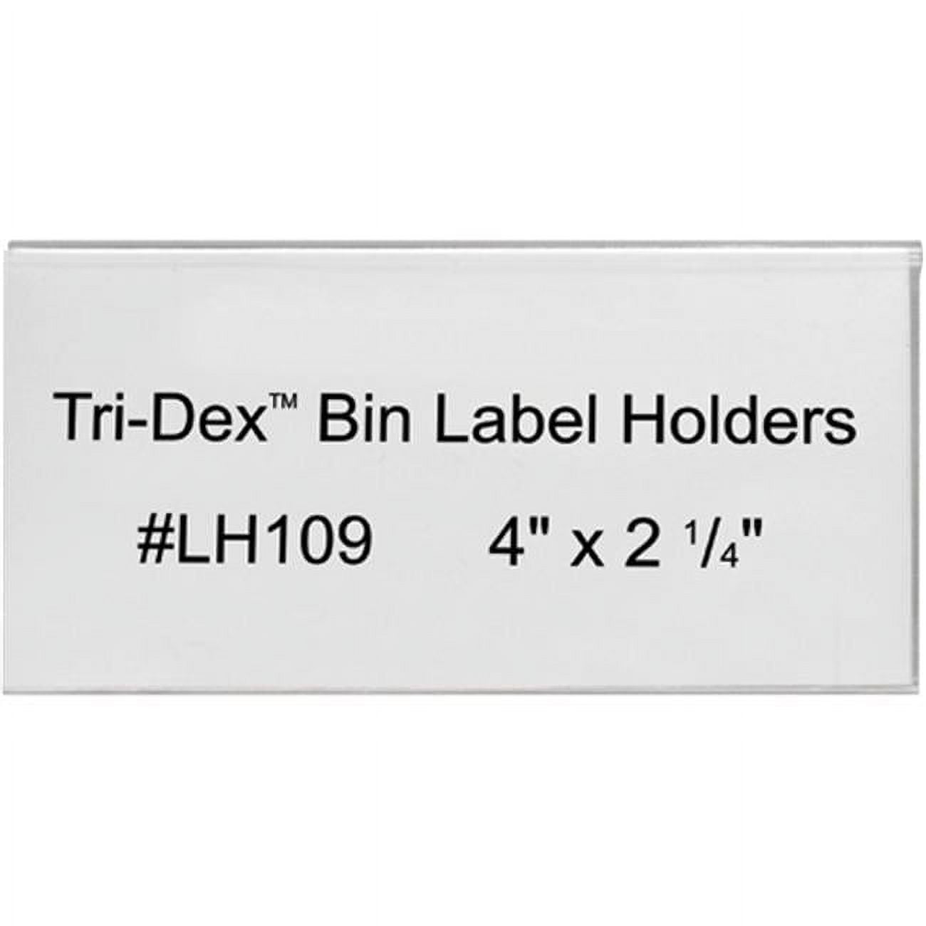 LH109 4 x 2.25 in. Bin Label Holders - Pack of 25