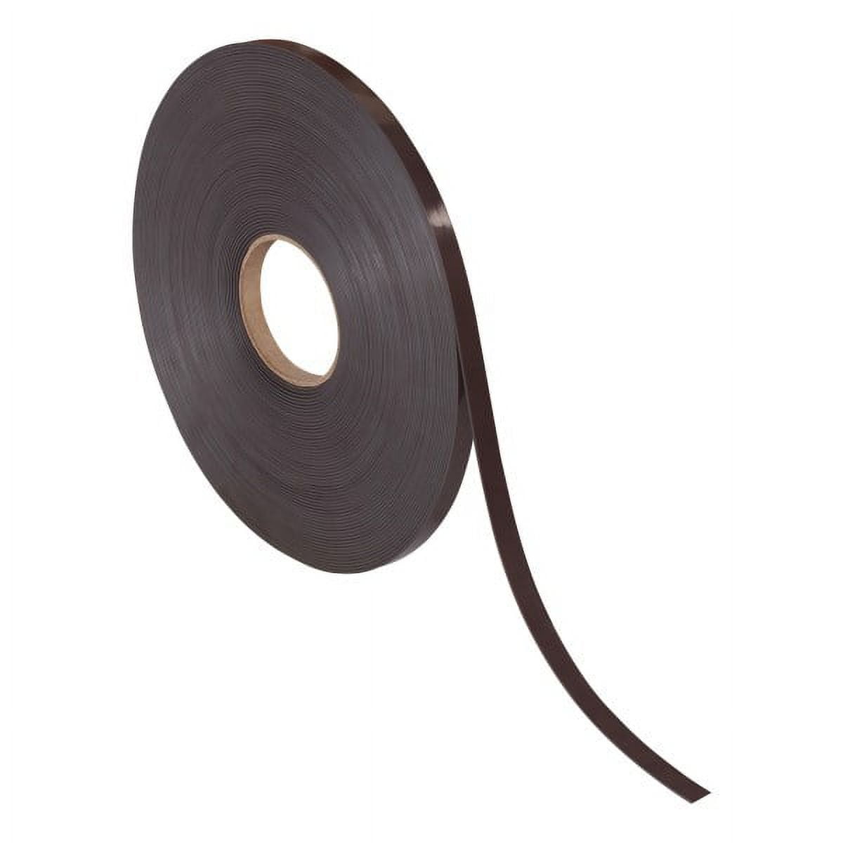0.5 in. x 100 ft. Magnetic Tape - Black - 0.5 x 100 ft.