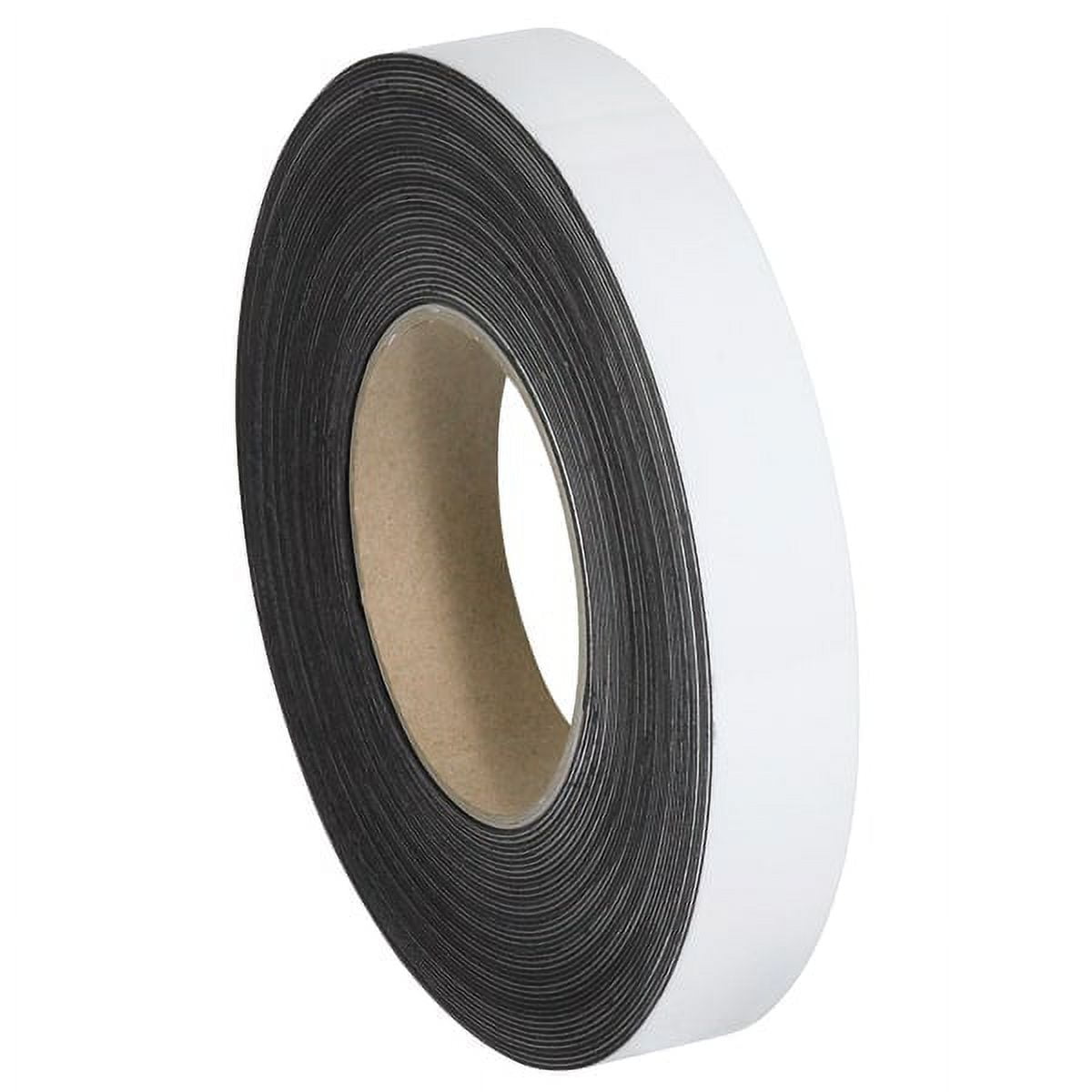 1 in. x 100 ft. White Warehouse Labels - Magnetic Rolls