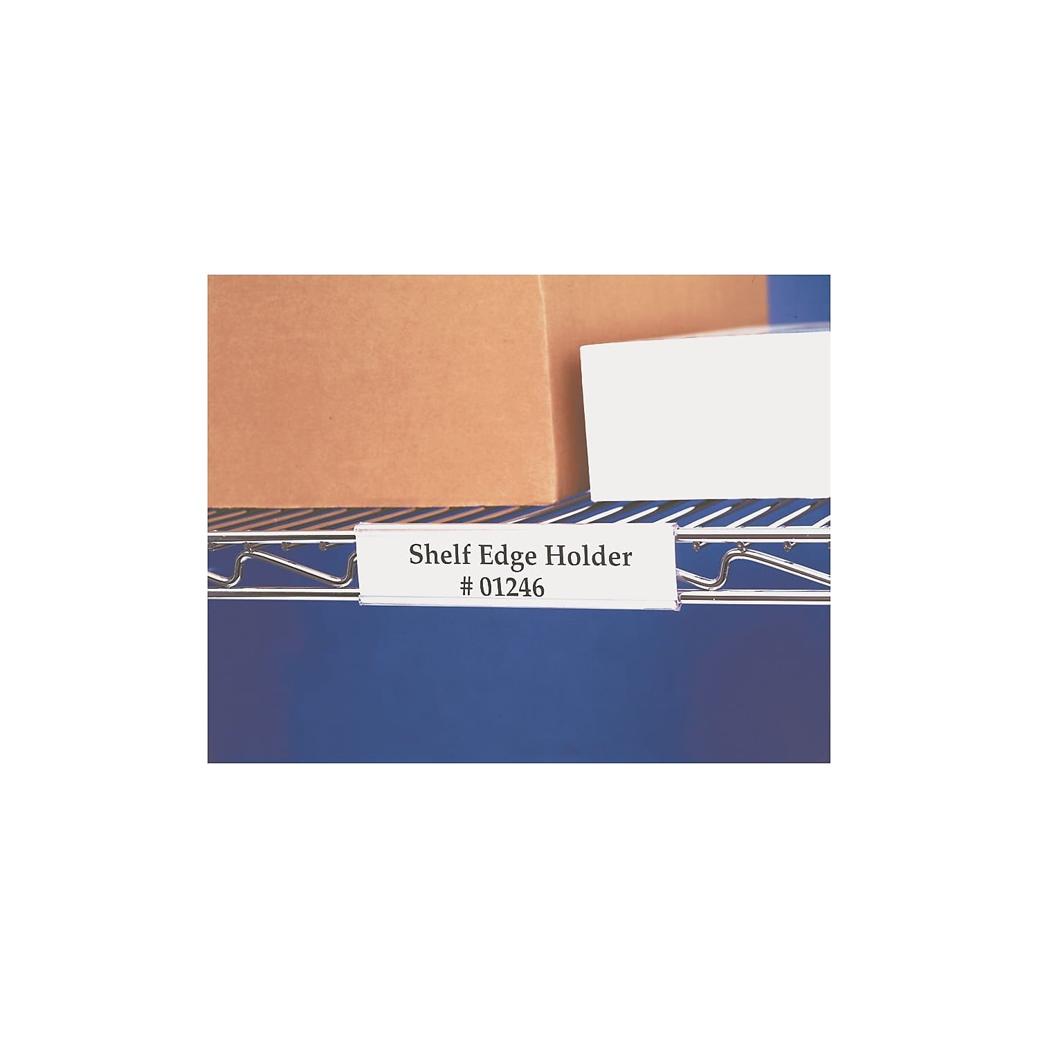 3 x 1.31 Angled Snap-On Label Holders