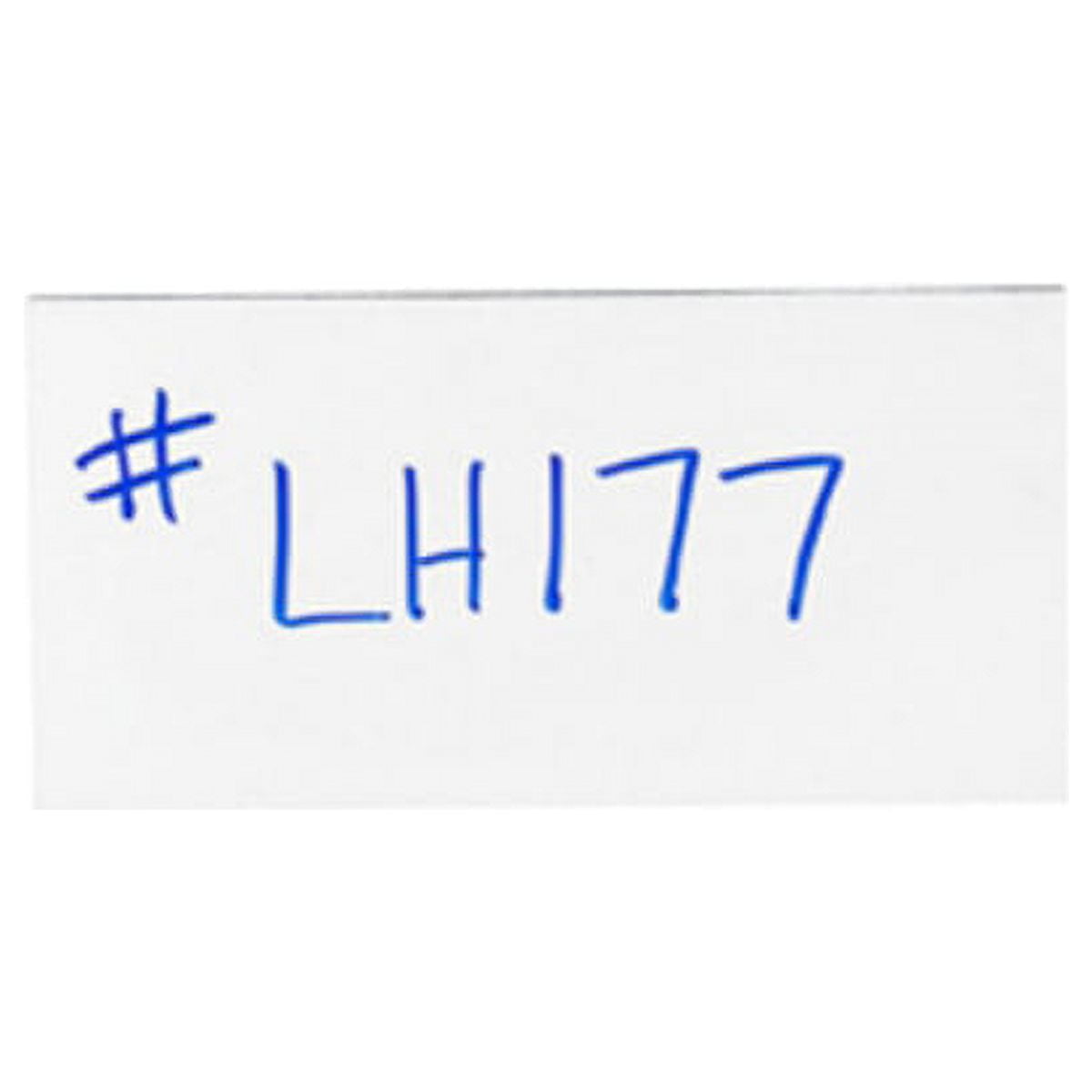 2 x 4 in. White Warehouse Labels - Magnetic Strips - Pack of 25