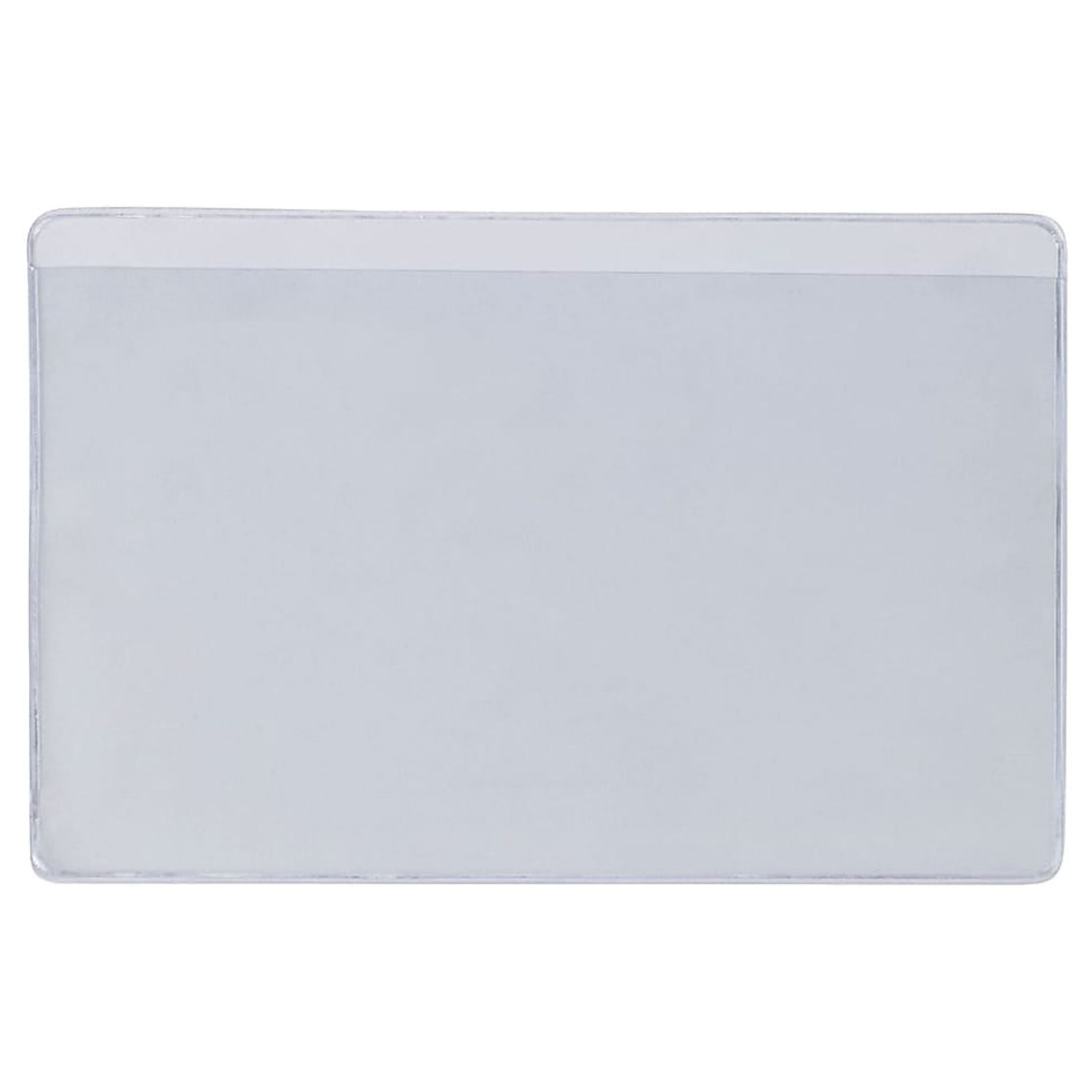 2 x 3.5 in. Press-On Vinyl Envelopes - Long Side Open - Pack of 50