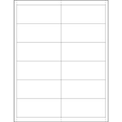 Picture of Box Partners LH252 1.69 x 4 in. Plastic Label Holder Insert Cards - Pack of 600