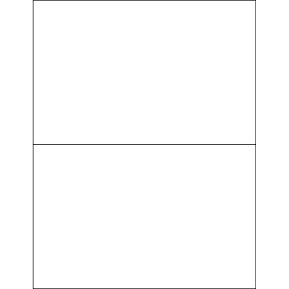 8.5 x 5.5 in. Weather-Resistant Laser Labels - Pack of 200