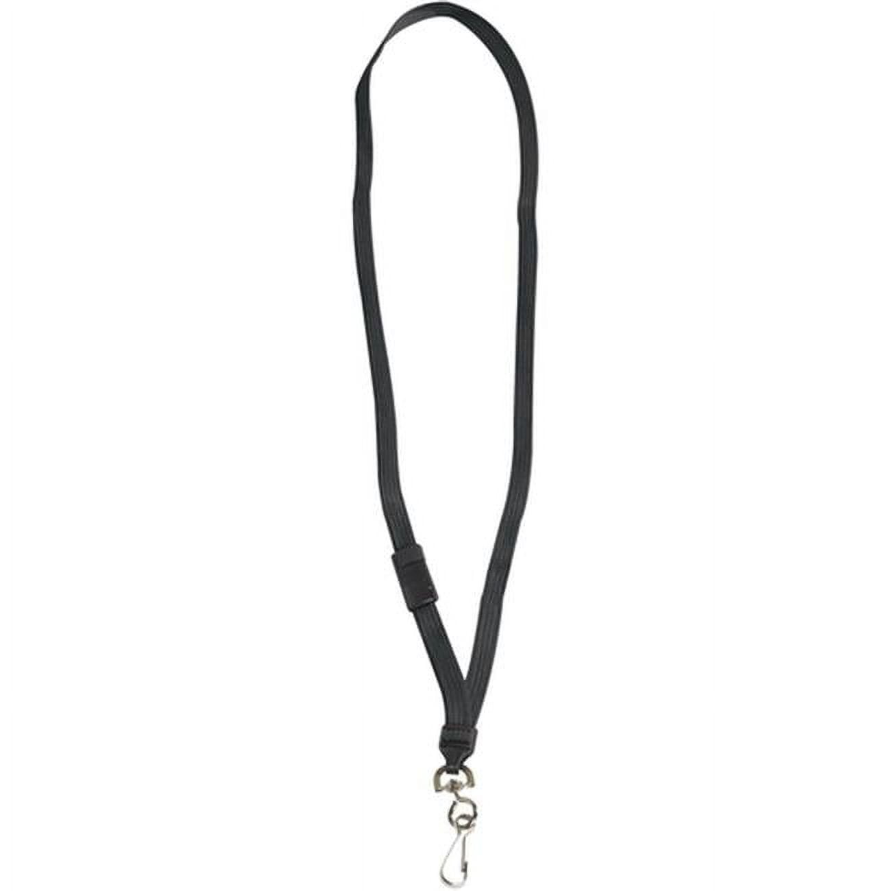 Picture of Box Partners LY120 Breakaway Black Lanyards - Pack of 24